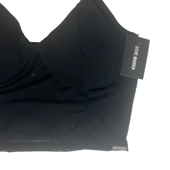 Steve Madden Corset Bra Womens Black Size 36B New - Picture 3 of 9